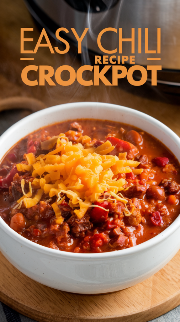 Easy Chili Recipe Crockpot