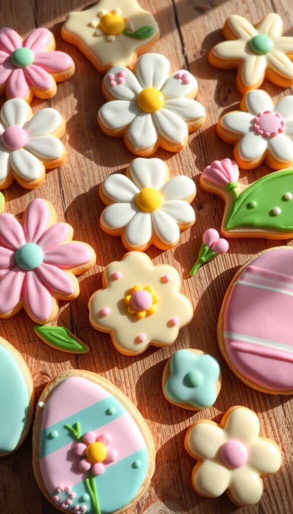 festive spring cookie decorations