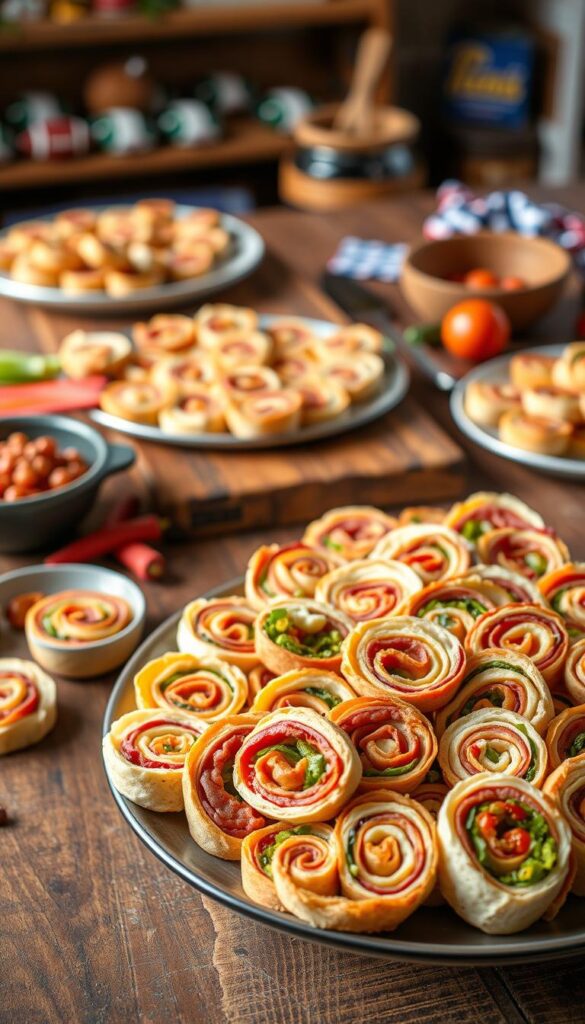 game day pinwheel recipes