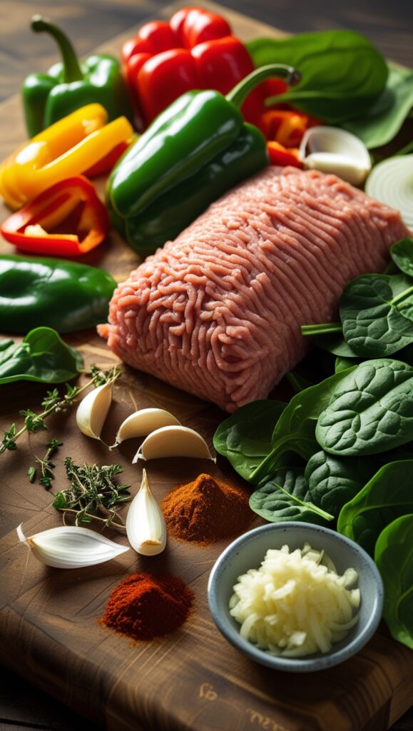 ingredients for ground turkey recipe