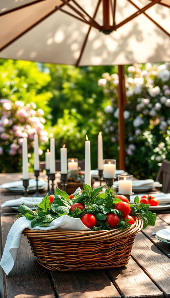 meal planning for outdoor dining