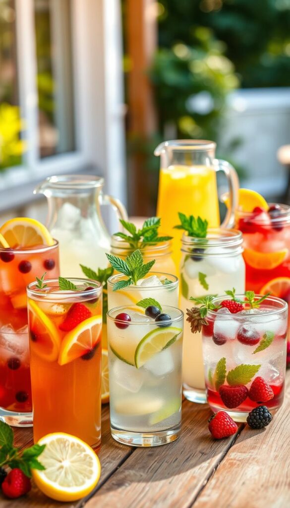 refreshing summer drinks