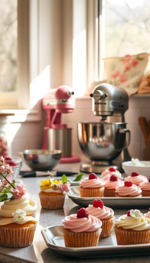 seasonal baking with spring-themed desserts