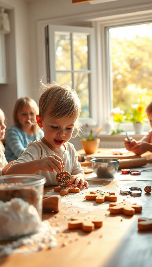 spring baking experiences with family