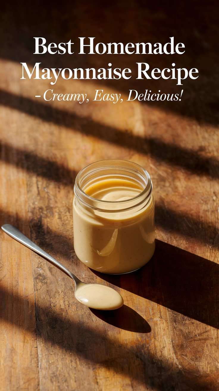 Best Homemade Mayonnaise Recipe