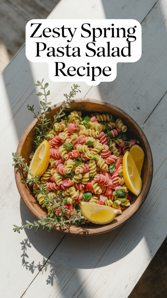 Zesty Spring Pasta Salad Recipe