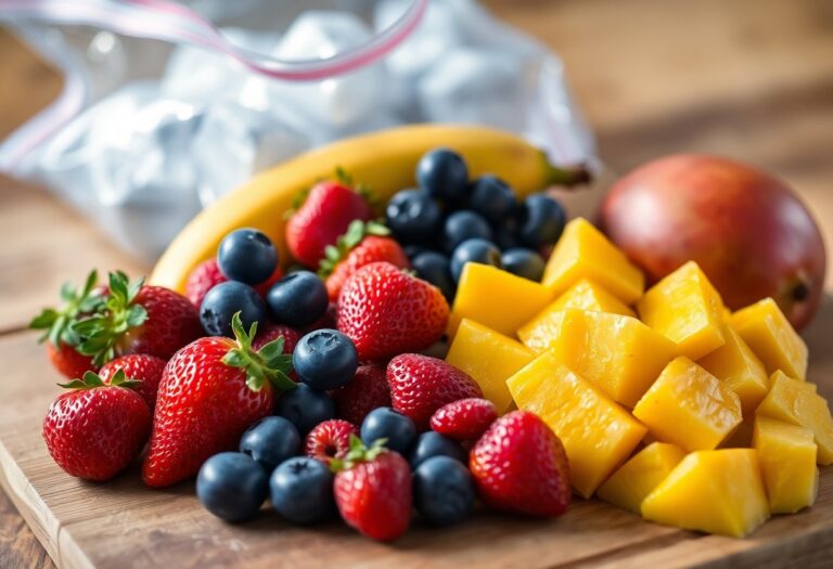 how to freeze fruit for smoothies