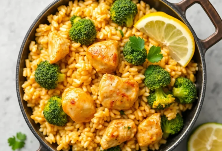 Chicken Broccoli Rice and Cheese Skillet: The Lazy Genius Dinner You Need