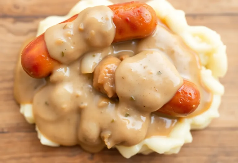 Why Sausages and Onion Gravy Bangers and Mash Will Ruin All Other Meals for You