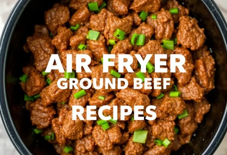 Why Your Air Fryer is the Secret Weapon for Ground Beef