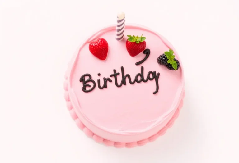 The Pink Birthday Cake That’ll Steal the Spotlight