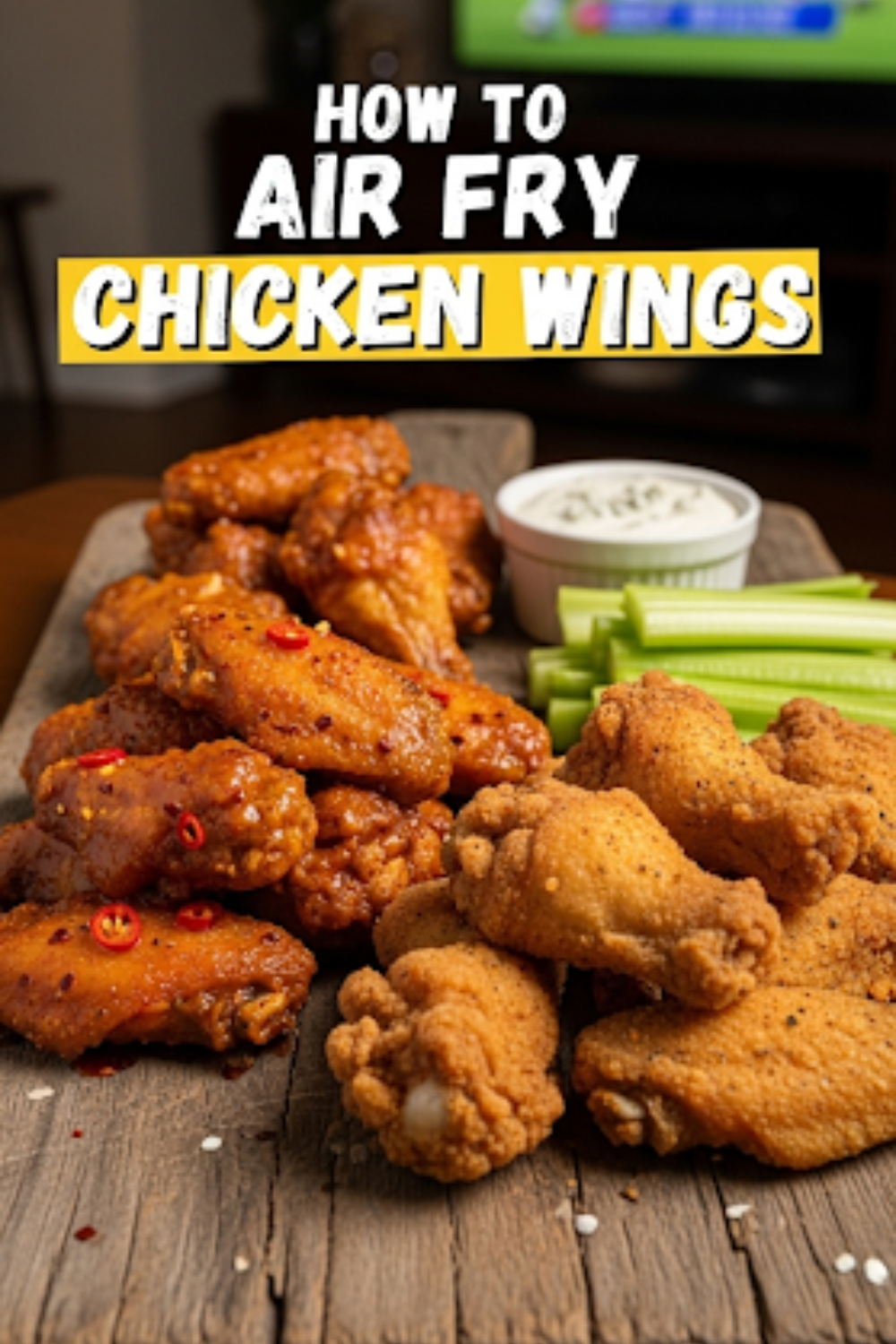 HOW TO AIR FRY CHICKEN WINGS